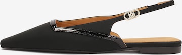 Kazar Γόβες slingback σε μαύρο: μπροστά