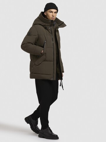 khujo Winterjacke 'KANF' in Grün