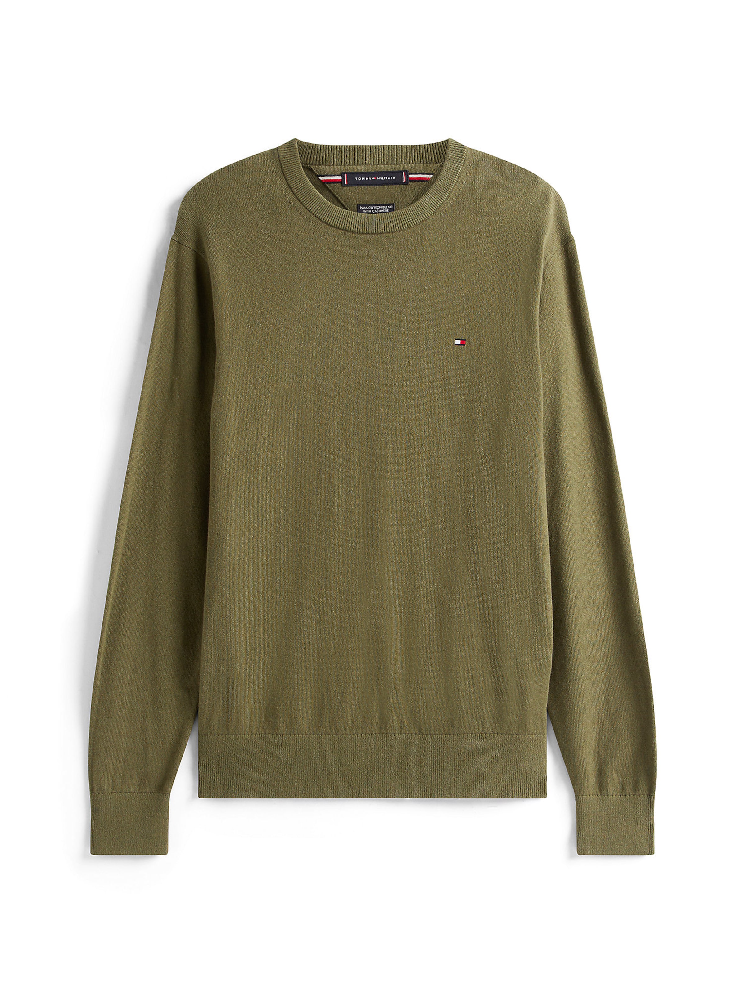 Pull-over TOMMY HILFIGER en vert : devant