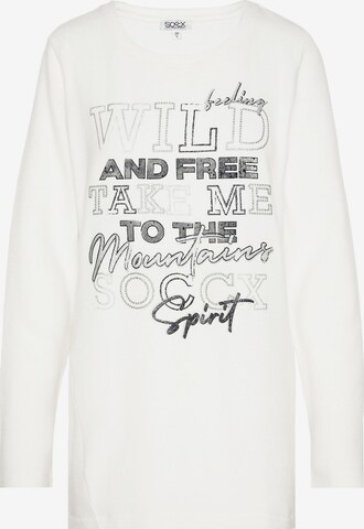 Soccx Sweater in White: front