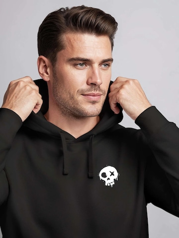 Neverless Sweatshirt 'Skull' in Black