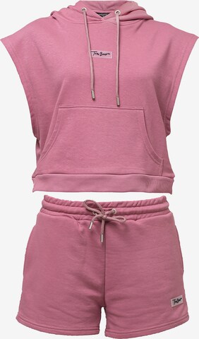 Tom Barron Sports Suit in Pink: front