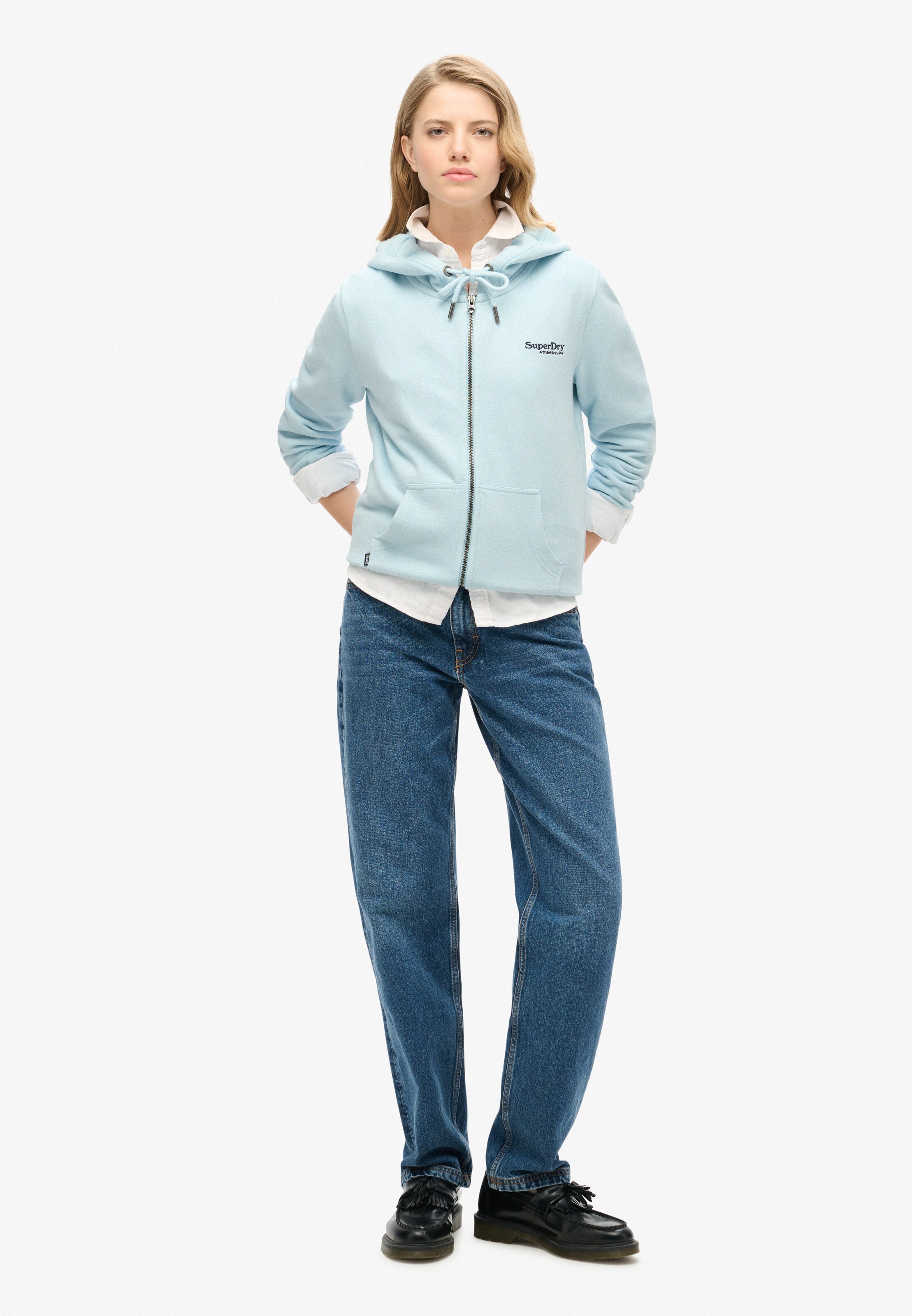 Veste de survêtement 'Essential' Superdry en bleu