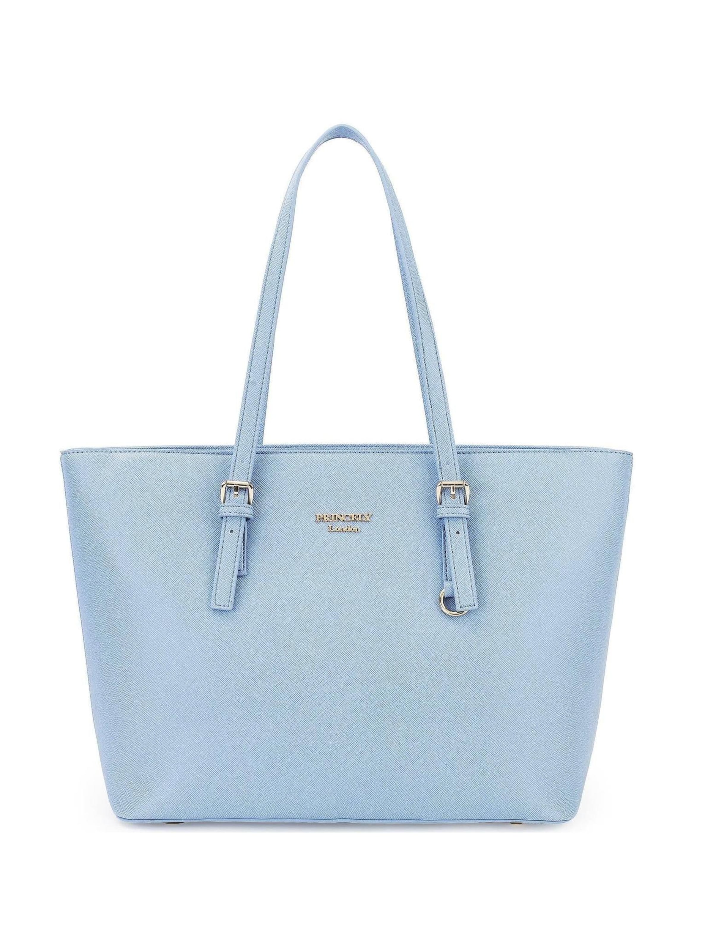Princely London Shopper 'Beverly'‌‌‌‌ in Blau: Vorderseite
