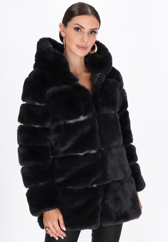 faina Winterjas in Blauw: voorkant