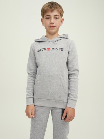 Jack & Jones Junior Sweatshirt in Grijs: voorkant