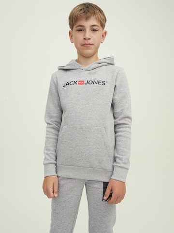 Jack & Jones Junior Sweatshirt in Grijs: voorkant