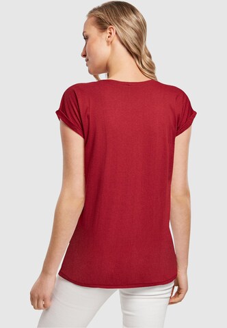 Merchcode T-Shirt 'Be Happy' in Rot