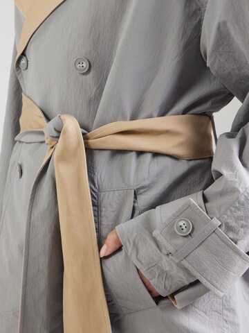Monki Between-seasons coat in Beige