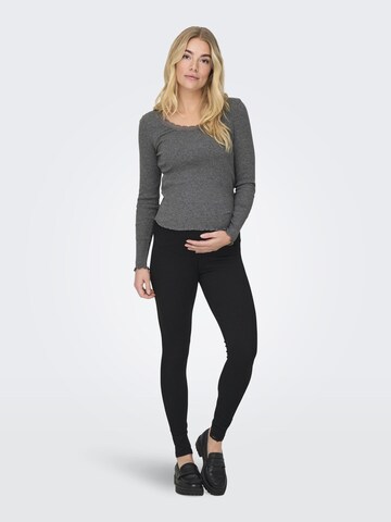 Only Maternity Shirt 'OLMXena' in Grau