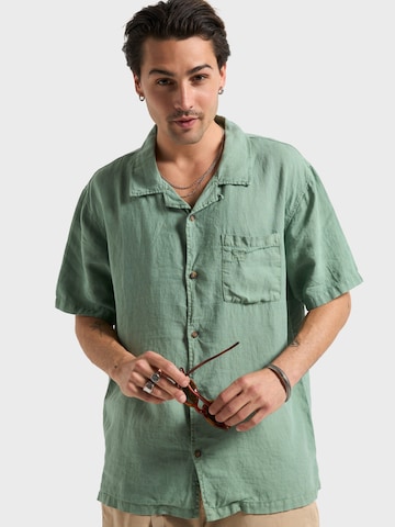 Trendsplant Regular fit Πουκάμισο ' CAP ' σε πράσινο: μπροστά