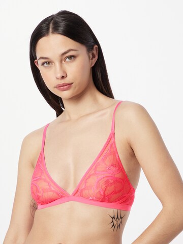 Triangle Soutien-gorge 'IDOLE' ETAM en rose : devant