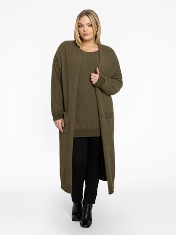 Cardigan YOEK en vert