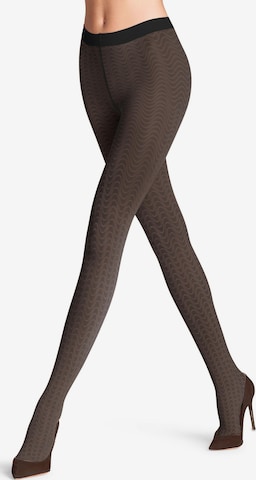 FALKE Strumpfhose 'Mystical Wave' in Schwarz: Vorderseite