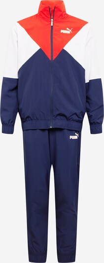 PUMA Träningsdräkt i marinblå / melon / vit, Produktvy