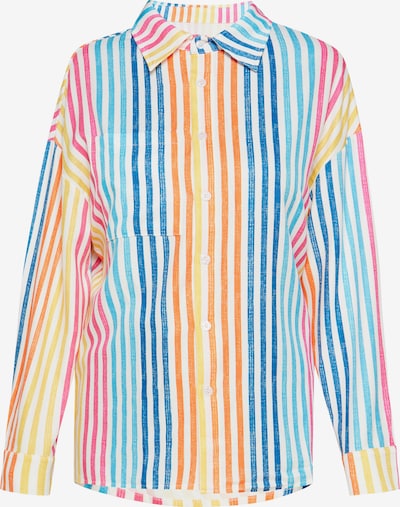 Palaidinė 'Fashion Look' iš SANIKA, spalva – šviesiai mėlyna / oranžinė / rožinė / balta, Prekių apžvalga