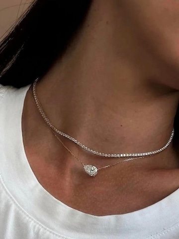 Chaîne 'Lumière' LanLivia en argent
