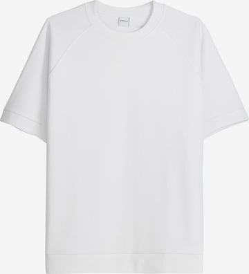 T-Shirt Bershka en blanc : devant