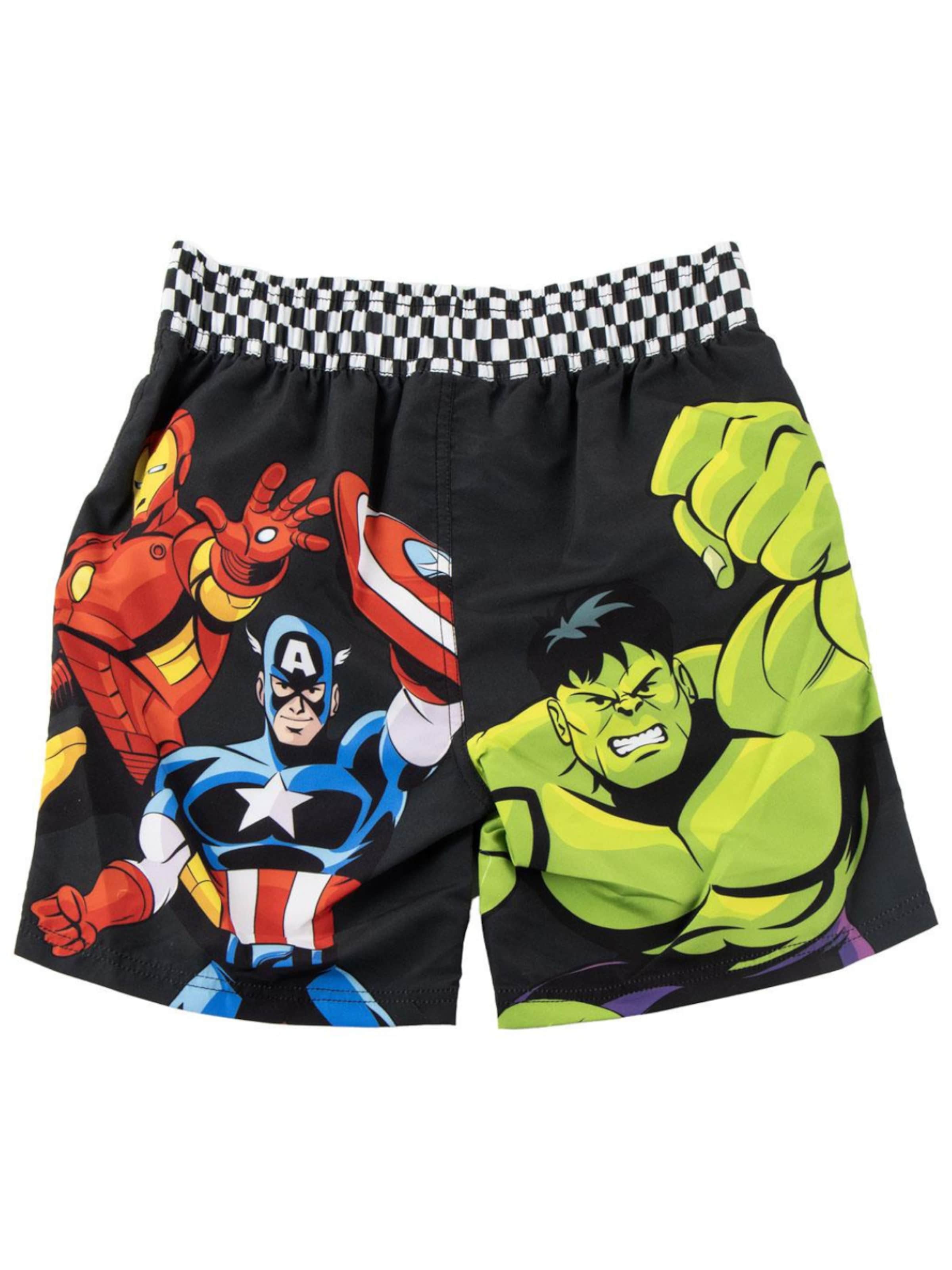 Cerdá Swimming shorts 'Avengers Spiderman Swim Shorts' in Black
