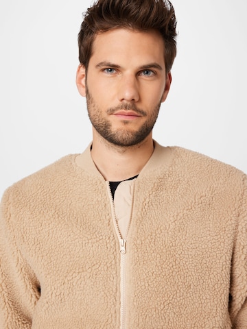 SikSilk - Chaqueta de entretiempo en beige