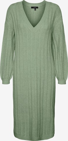 Robes en maille 'DOFFY' VERO MODA en vert : devant