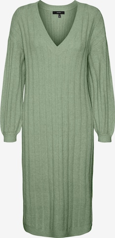 VERO MODA Knitted dress 'DOFFY' in Green: front