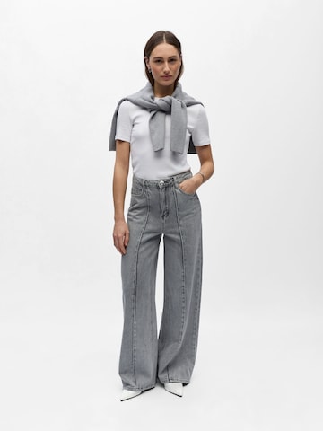 Wide Leg Jean 'OBJLuca' OBJECT en gris
