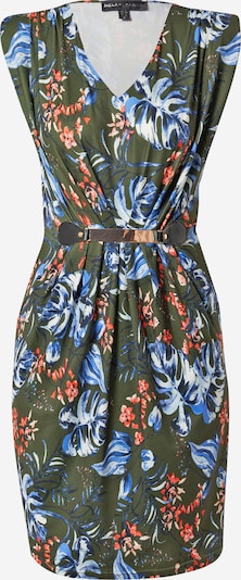 Mela London Robe d’été en vert / mélange de couleurs, Vue avec produit