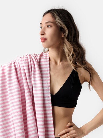 MARSIKOH Beach Towel 'Marine' in Pink