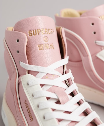 rozā Superdry Augstie brīvā laika apavi
