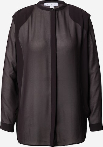 NU-IN - Blusa en negro: frente