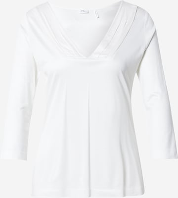 s.Oliver BLACK LABEL - Camiseta en blanco: frente