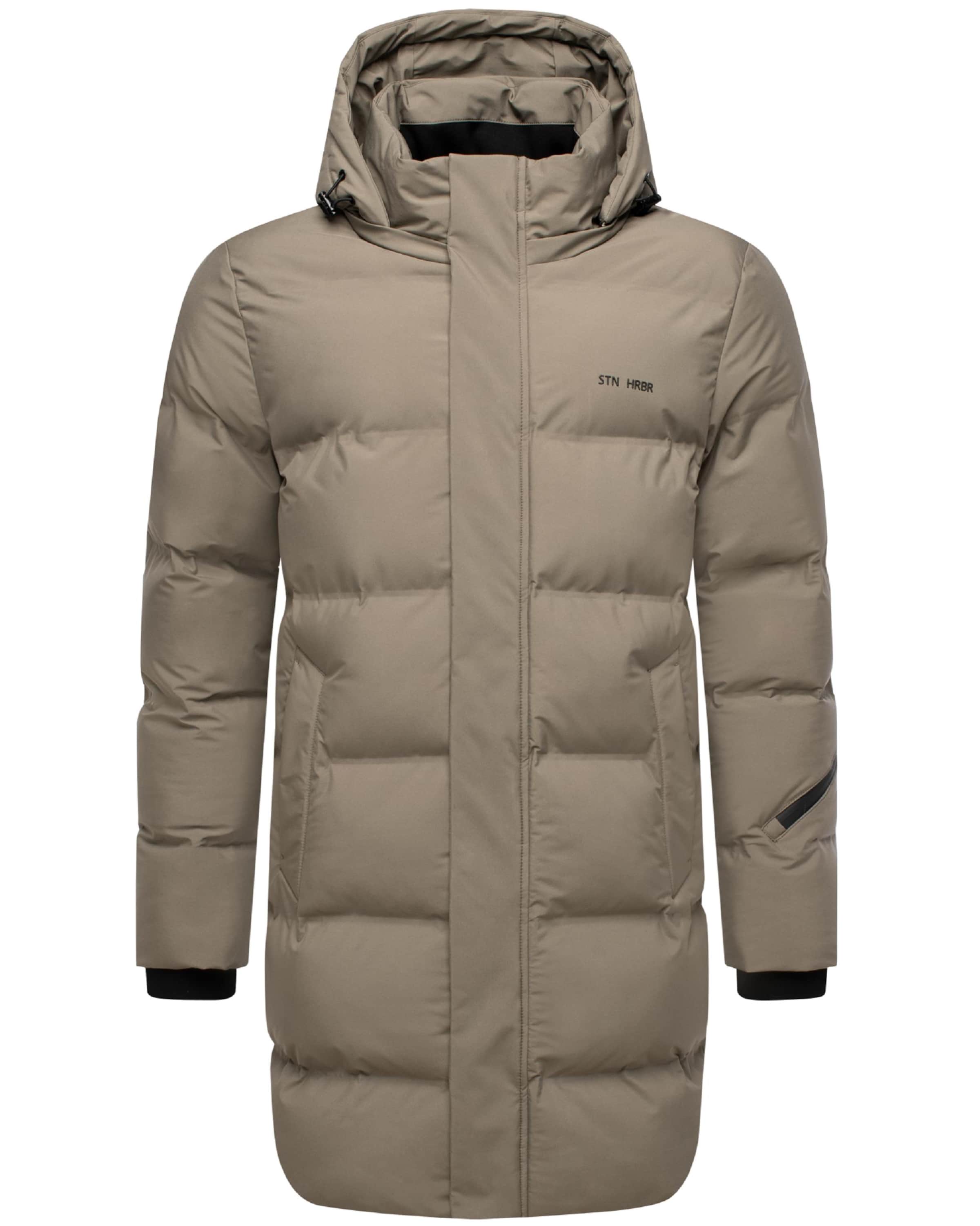 STONE HARBOUR Winter coat 'Thadeek XX' in Brown: front