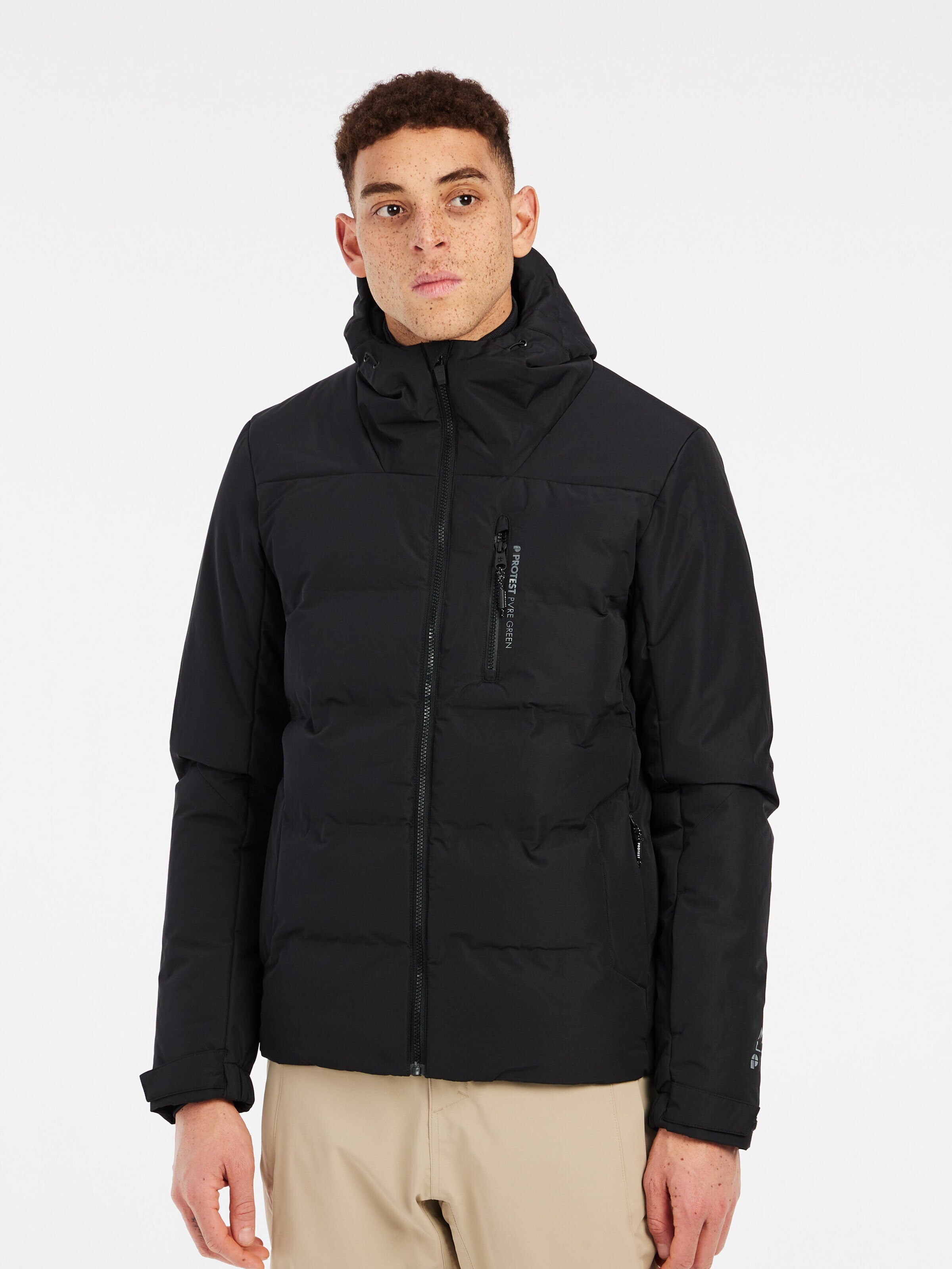 Veste de sport 'PRTSUPERIOR24' PROTEST en noir : devant