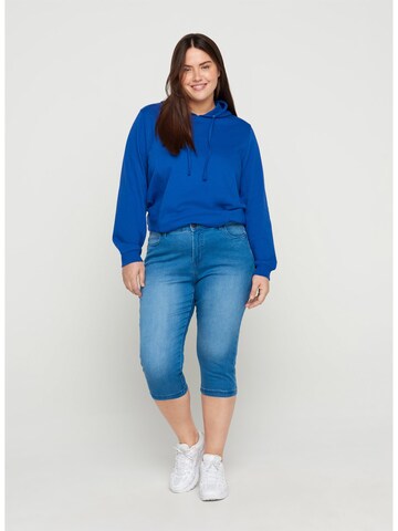 Zizzi Regular Jeans 'Emily' in Blau