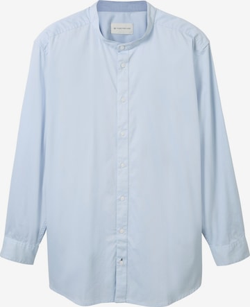 TOM TAILOR Men + Button Up Shirt in Blue: front