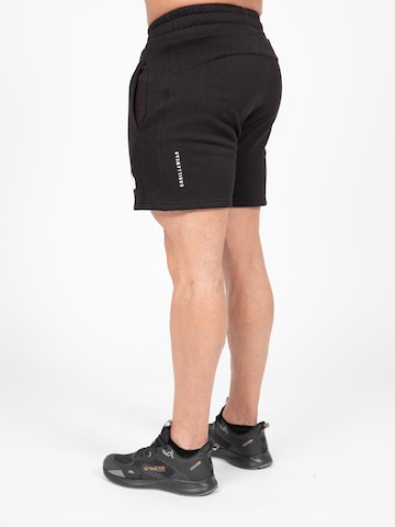 Slimfit Pantaloni 'Leon' di Gorilla Wear in nero