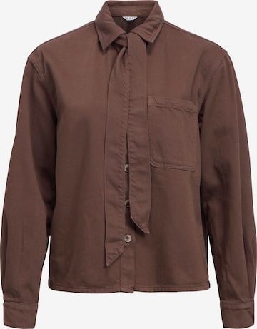OBJECT - Blusa 'OBJRosie' en marrón: frente