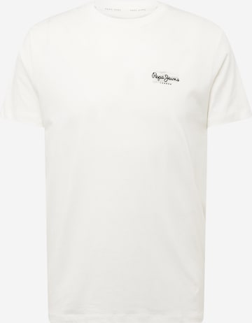 Pepe Jeans - Camisa 'CHASE' em branco: frente