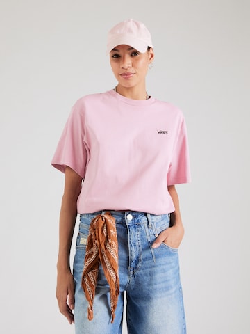 VANS Футболка в Ярко-розовый: спереди
