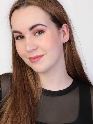 Boucles d'oreilles Lucardi en or : devant
