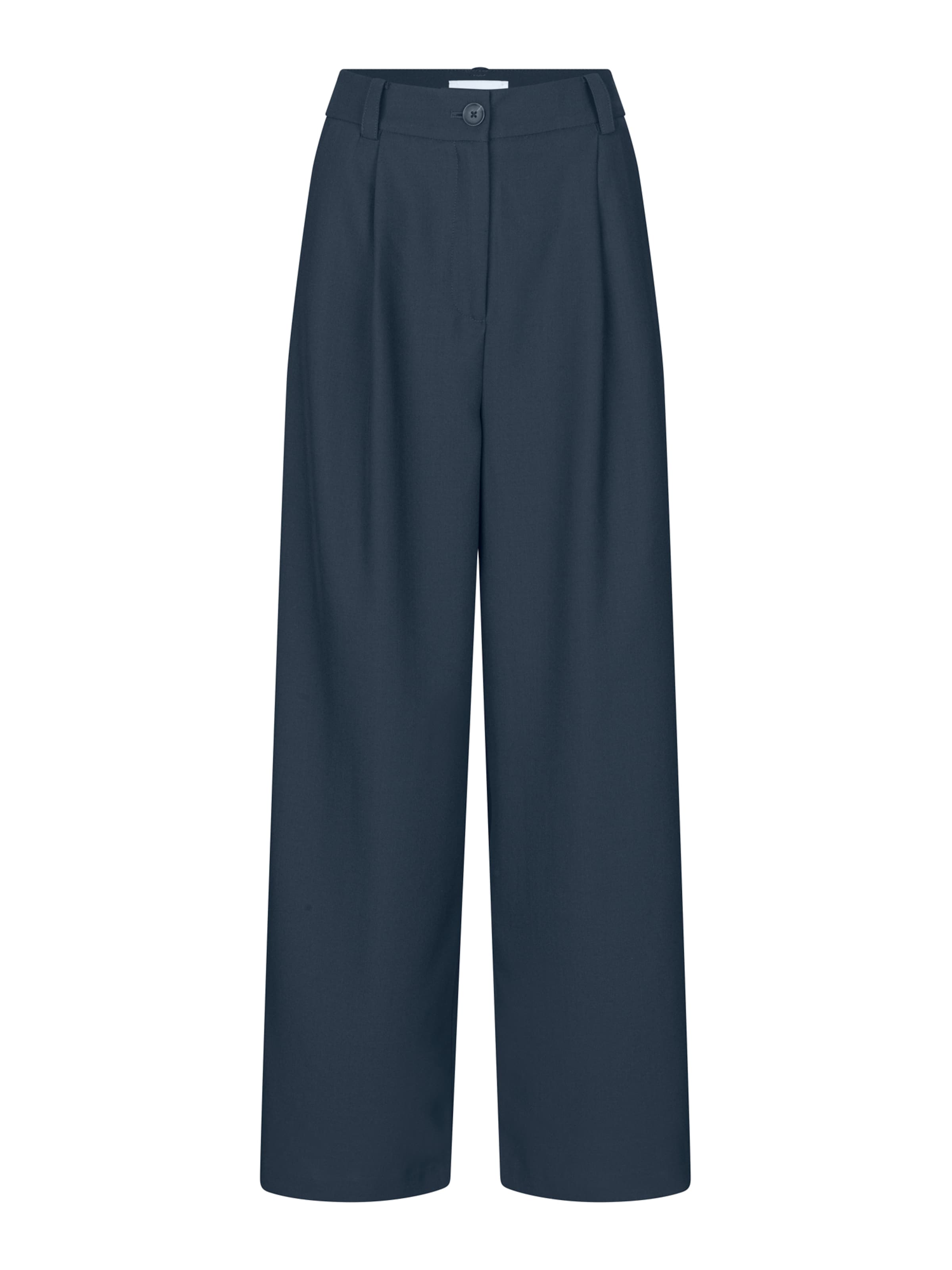modström Wide leg Παντελόνι πλισέ 'Gale 2' σε μπλε: μπροστά