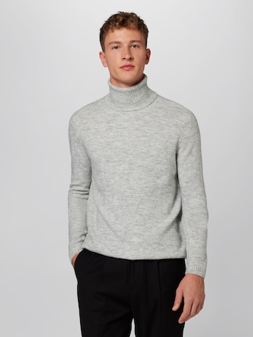 ABOUT YOU x Kevin Trapp Sweater 'Magnus' in Grey: front