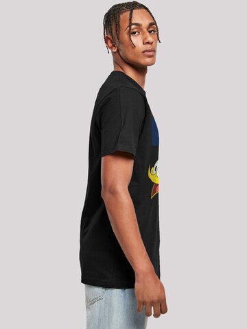 F4NT4STIC Shirt 'Looney Tunes Road Runner Face' in Black