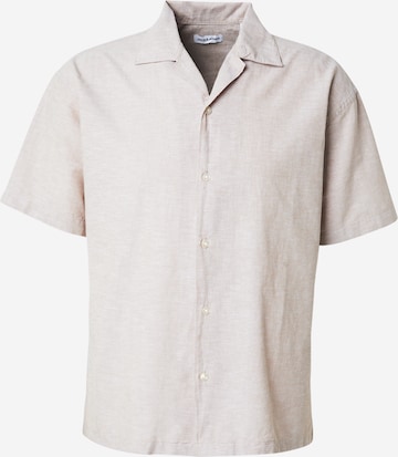 JACK & JONES Regular fit Риза 'JJBREEZE' в бежово: отпред