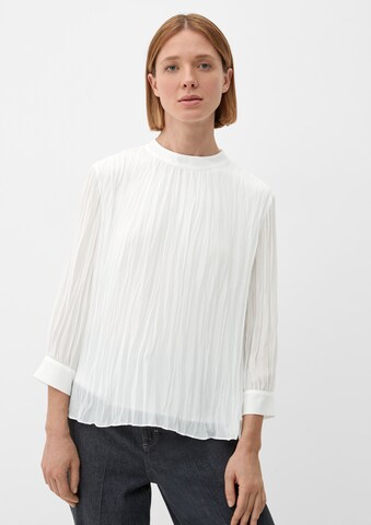 s.Oliver BLACK LABEL Blouse in White: front