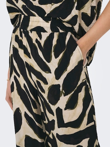 JDY Wide Leg Bukser 'JDYJASMINE' i beige