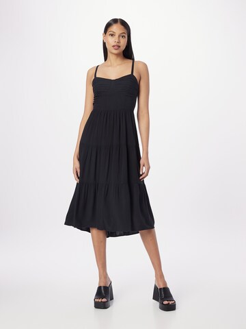 HOLLISTER Καλοκαιρινό φόρεμα 'EMEA' σε μαύρο: μπροστά