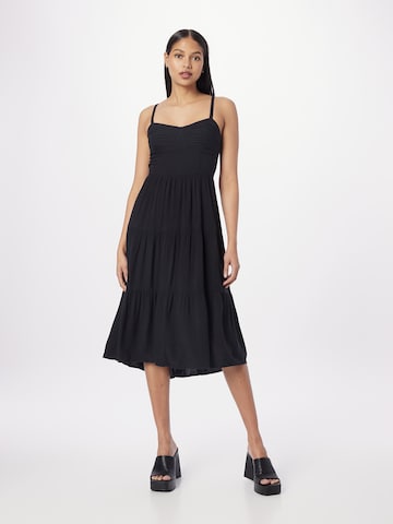 HOLLISTER Letní šaty 'EMEA' – černá: přední strana