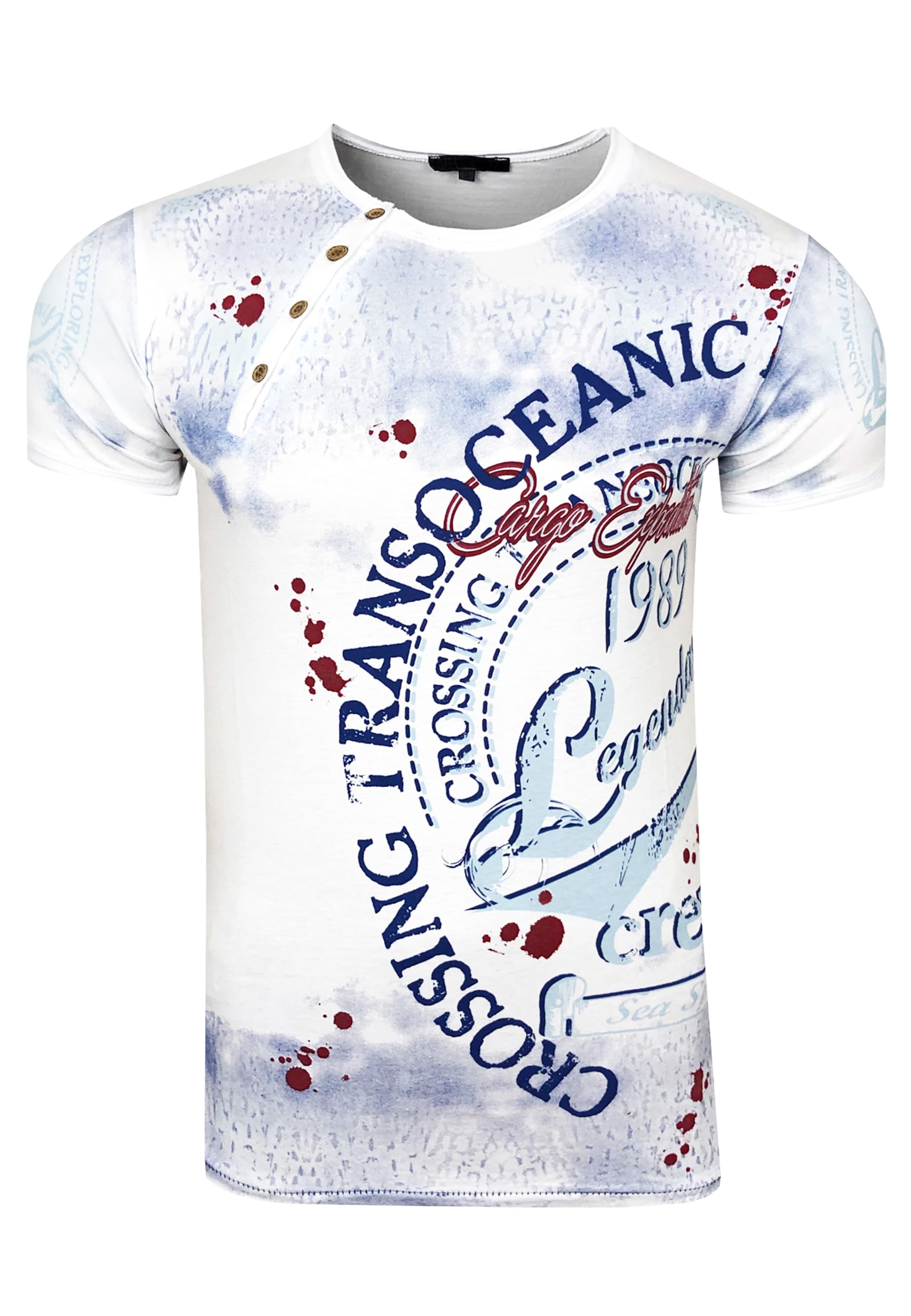 Rusty Neal Shirt in White: front